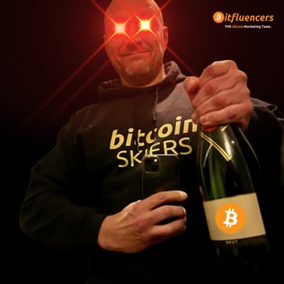 Bitfluencers Bitcoin Skiers
