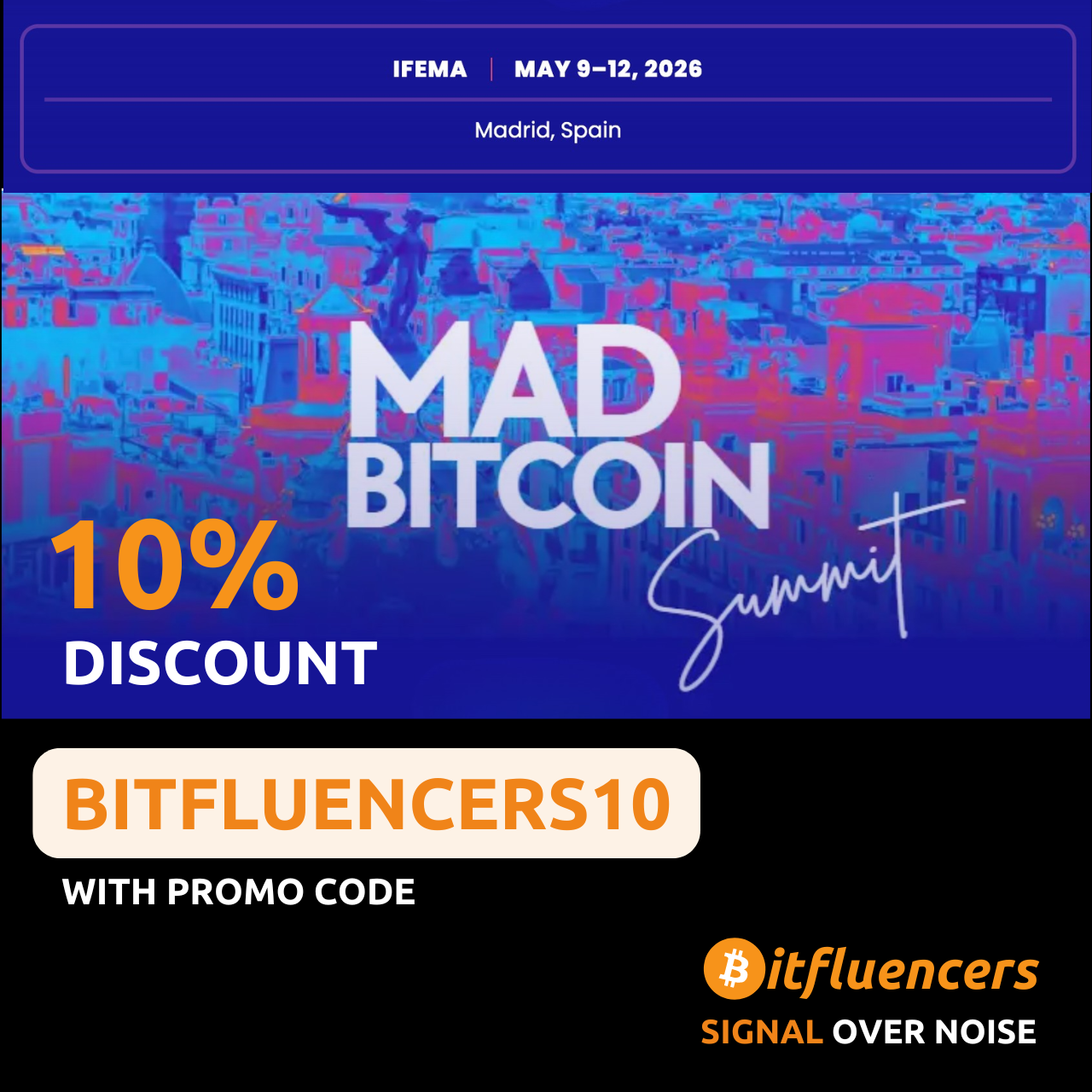 Bitfluencers Mad Bitcoin 2026 Promo Signal Over Noise Bitfluencers Mad Bitcoin 2026 Promo Signal Over Noise
