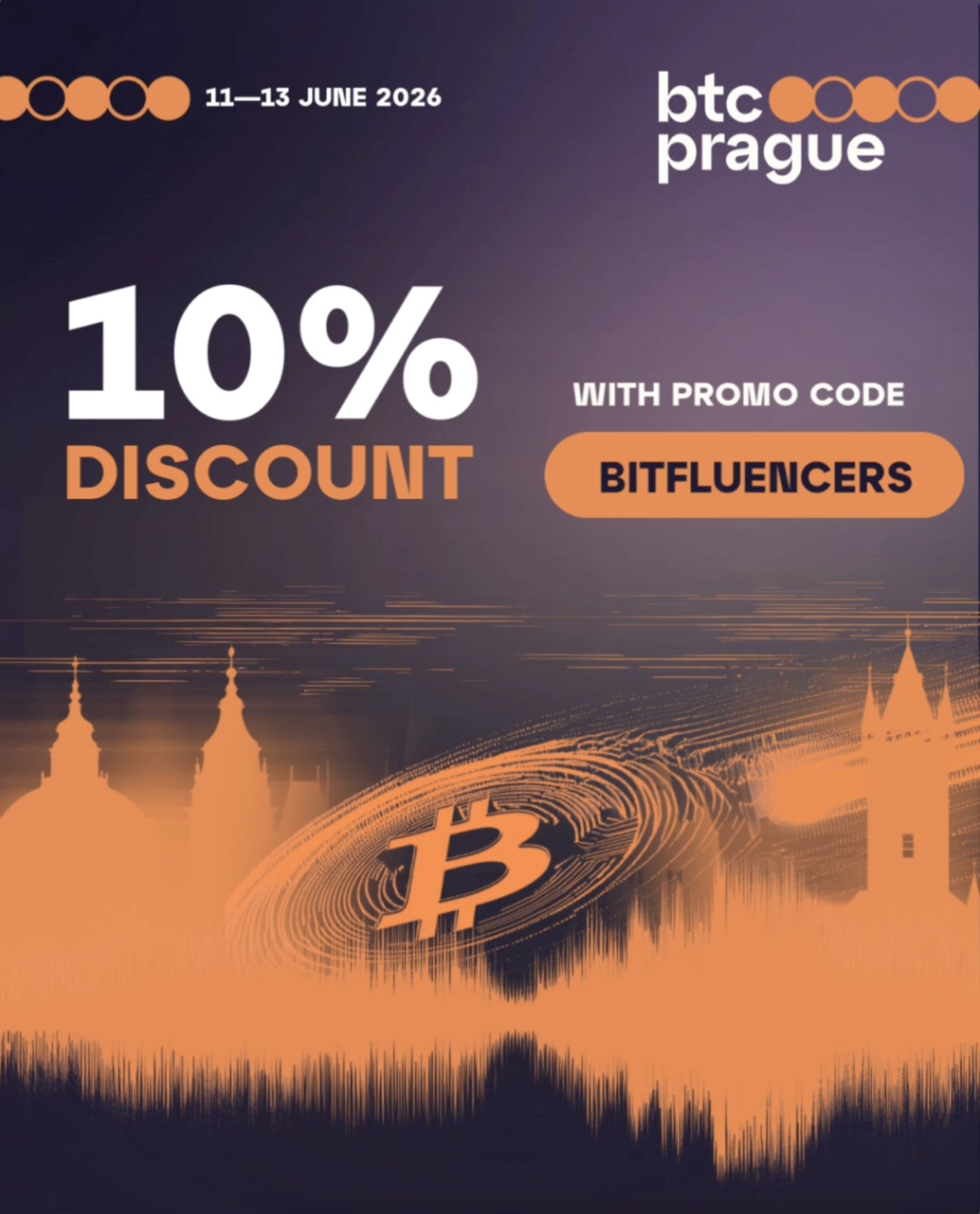BTC Prague 2026 Bitcoin Conference Bitfluencers Discount Code Promo Code