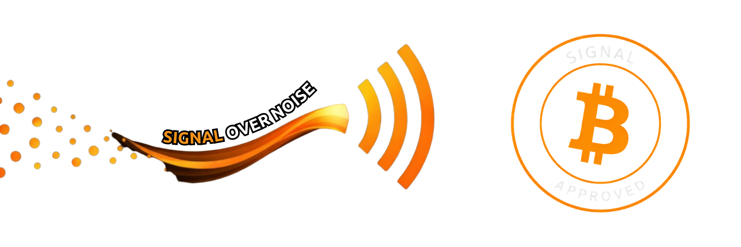 Bitfluencers THE Bitcoin Marketing Team Authentic Bitcoin Only Marketing for Bitcoin only companies Signal Over Noise Proof of Signal website banner-2